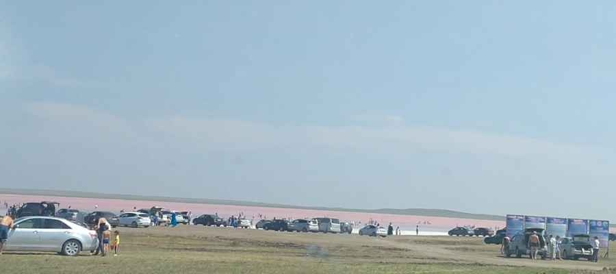 Как проехать к розовому озеру Казахстан